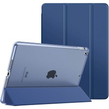 Five-E Apple iPad 6. Nesil (2018) 9.7 Yatay Standlı Uyku Modlu Basic Arkası Sert Smart Kılıf ve Ekran Koruyucu A1893 A1954