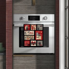 Sister Home Design Kediler Desenli Fırın Örtüsü