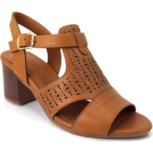 Venüs 1857209 23YS Günlük Bayan Sandalet Taba