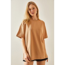 Xhan Taba Oversize Basic T-Shirt 3YXK1-47087-30