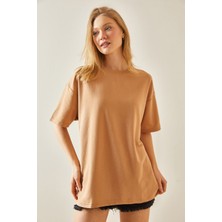 Xhan Taba Oversize Basic T-Shirt 3YXK1-47087-30