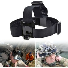 Fimtech Gopro Hero 12 Uyumlu Su Geçirmez Kılıf Housing Göğüs Bandı ve Kafa Bandı 3'lü Set