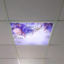 Gök Panel 60X60 LED Panel Aydınlatma Armatür Avize Sıva Altı Desenli Tekli 46510299SA
