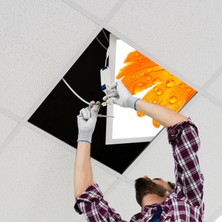 Gök Panel 60X60 LED Panel Aydınlatma Armatür Avize Sıva Altı Desenli Tekli 46510326SA