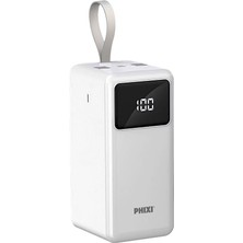 Phixi Force P60 60.000MAH 2 Çıkışlı LCD Göstergeli Powerbank