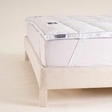 Tüy Geçirmez 2'ye Ayrılabilen %100 Kaz Tüyü Topper 160x200 cm - Piume Classic Comfort