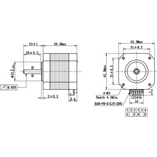 Pabiflo NEMA17 42 Step Dc Motor 1.8 Derece 12V Step Motor 3D Yazıcı ve Cnc Için Hatlı Yazıcı Motoru (Yurt Dışından)