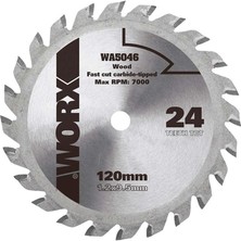 Worx WA5046 120X9,5 mm Ahşap Kesme Elmas, Daire Testere Bıçağı