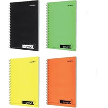 Çınar Im Smart A4 120 Yaprak Plastik Kapak Spiralli Defter Çizgili 4 Adet