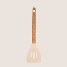 Chakra Agni Akasya Delikli Spatula 31 cm Natural