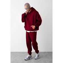 Yakamel Erkek 3 Iplik Oversize Eşofman Takımı