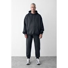 Yakamel Erkek 3 Iplik Oversize Eşofman Takımı