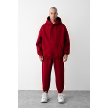Yakamel Erkek 3 Iplik Oversize Eşofman Takımı