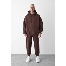 Yakamel Erkek 3 Iplik Oversize Eşofman Takımı