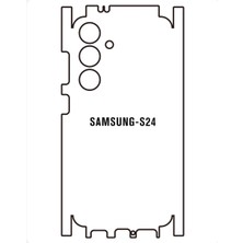 Rova Galaxy S24 Uyumlu Ön+Arka Full Body Parmak Izi Bırakmaz Ultra Koruyucu Mate Jelatin