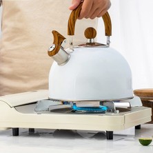 Benagee Çaydanlık, 2.5l Paslanmaz Çelik Islık Çalan Çaydanlıklar, Kulplu, Yüksek Düdüklü ve Pas Önleyici Hızlı Kaynatma (Yurt Dışından)