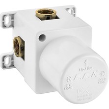 E.C.A Myra Ankastre Duş Bataryası Sıva Altı Grubu Mat Beyaz 102166102C4