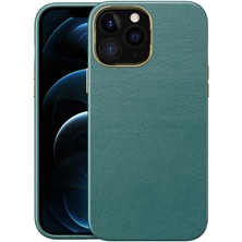 Bulut E-Ticaret Apple iPhone 13 Pro Max - Uyumlu Bulut E-Ticaret Natura Kapak-Yeşil