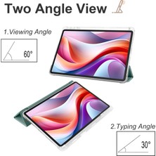 YKD Store Lenovo Sekmesi Için 3 Kat Deri Kasa M11 / Xiaoxin Ped 11 2024 (Yurt Dışından)
