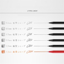 Kokuyo Mechanical Pencil Enpitsu Sharp 1.3mm Red
