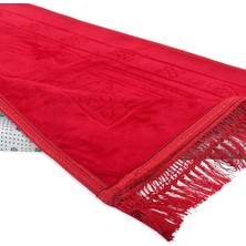 İkranur Soft Yumuşak Kadife Peluş Seccade Koyu Kahve 70 x 110 cm - 750 gr