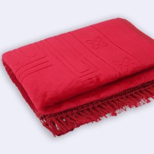 İkranur Soft Yumuşak Kadife Peluş Seccade Koyu Kahve 70 x 110 cm - 750 gr