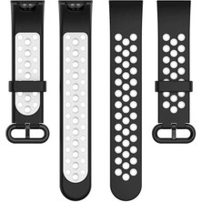Ezotech  Xiaomi Redmi Watch 2 Lite Krd-02 Uyumlu Kordon Kırmızı-Beyaz