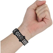 Ezotech  Xiaomi Redmi Watch 2 Lite Krd-02 Uyumlu Kordon Kırmızı-Beyaz