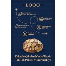 Loqo Kakaolu Yulaf  Kaplı Mini Kurabiye 1 kg (Tek Tek Paketli)