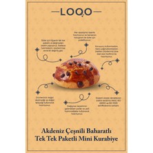 Loqo Akdeniz Çeşnili Çörekotu Kaplı Mini Kurabiye 1 kg (Tek Tek Paketli)