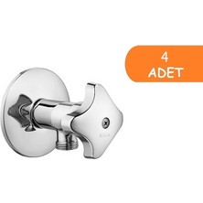 E.C.A 4 Adet Filtreli Uzun Ara Musluk Blısterli 102111130