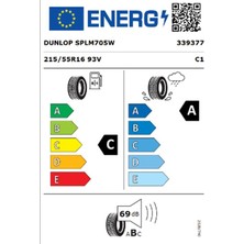 Dunlop 215/55 R16 Tl 93V Sp Sport Lm705 Yaz Lastiği (Üretim Yılı: 2024)