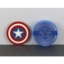 Bi'şeyler Sepeti Kaptan Amerika Kurabiye Kalıbı