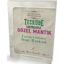 Pelikan Yayınları Tecrübe Sözel Mantık Tamamı Çözümlü Soru Bankası – Rüştü Bayındır