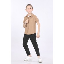 Mornio Erkek Çocuk Gömlek-T-Shirt ve Pantolon 3 Lü Takım VF24KMR5101314