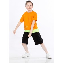 Mornio Erkek Çocuk T-Shirt ve Şort 2 Li Takım VF24KMR51012