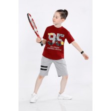 Mornio Erkek Çocuk T-Shirt ve Şort 2 Li Takım VF24KMR5100506