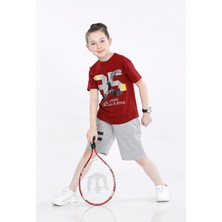 Mornio Erkek Çocuk T-Shirt ve Şort 2 Li Takım VF24KMR5100506
