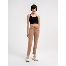 Loft Mom Slim Fit Kadın Pantolon