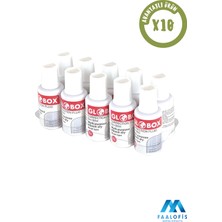 Globox Sıvı Silici Daksil 20 ml Fırça Uç 10'lu Paket