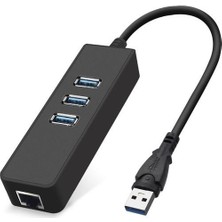 Maxgo 3005 USB 3.0 Ethernet Dönüştürücü Çoklayıcı 3 Port Usb Hub