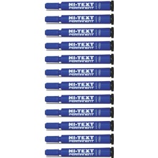 Hi-Text Permanent Marker Kalem 12'li Kutu Yuvarlak Uç