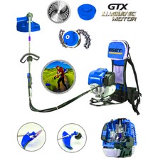 Eisenn Alman Teknoloji Jumplee Gtx Motor 14 Hp Sırt Tipi Ot Çim Çalı Biçme Tırpanı