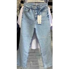 Viyan Butik Açık Renk Zara Etiketli Pamuklu Jean