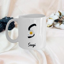 Regalo Kişiye Özel Papatya Kupa, Papatya Kolye Bubblle Mum Hediye Seti