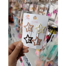 EyER Shoping 3'lü Parlak Yüksek Kalite Yıldız Çıtçıt Toka