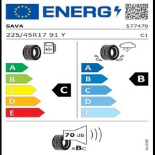 Sava 225/45 R17 91Y Intensa Uhp 2 Fp Oto Yaz Lastiği ( Üretim Yılı: 2024 )