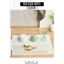 Orvila Silikon Bulaşık Kurutma Matı Maxi Boy 44X33CM