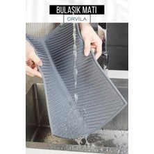 Orvila Silikon Bulaşık Kurutma Matı Maxi Boy 44X33CM