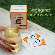 Supra Vitamin C + Çinko - Prebiyotik Inülin Ilaveli Toz Efervesan Saşe